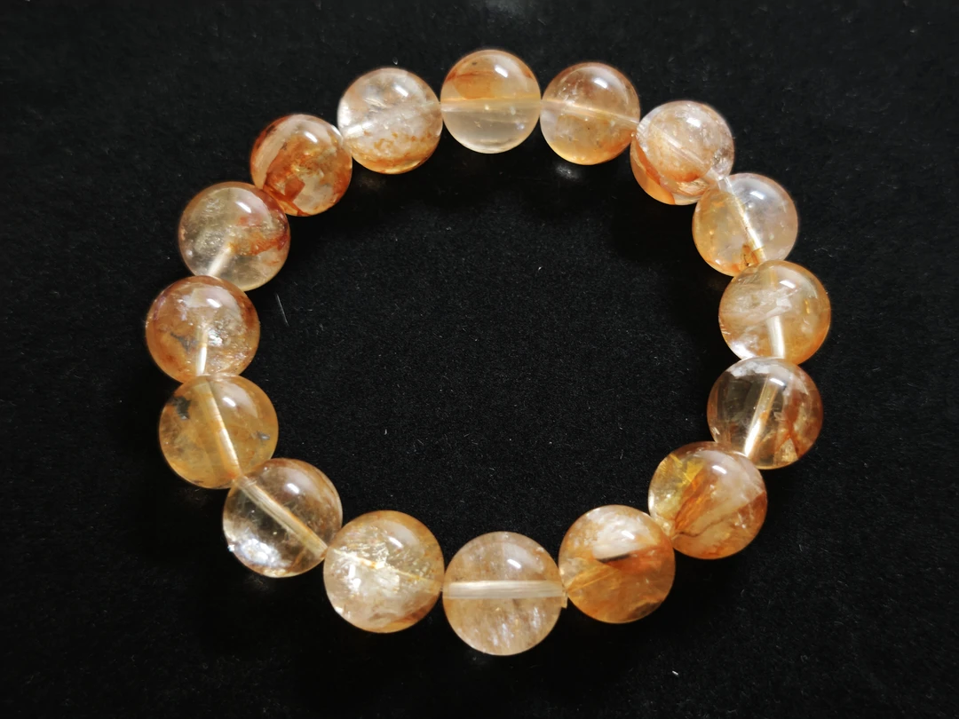 JH01天然水晶红胶花