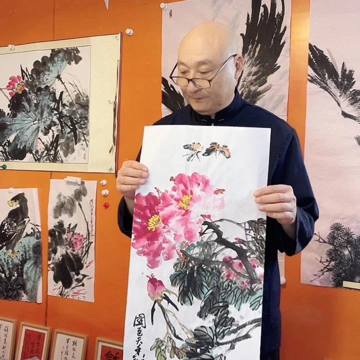 国画张圣敏先生纯手绘作品