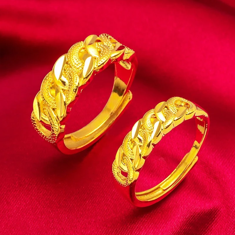 铜合金戒指 新款麻花戒指女时尚潮流戒指网络潮流款式