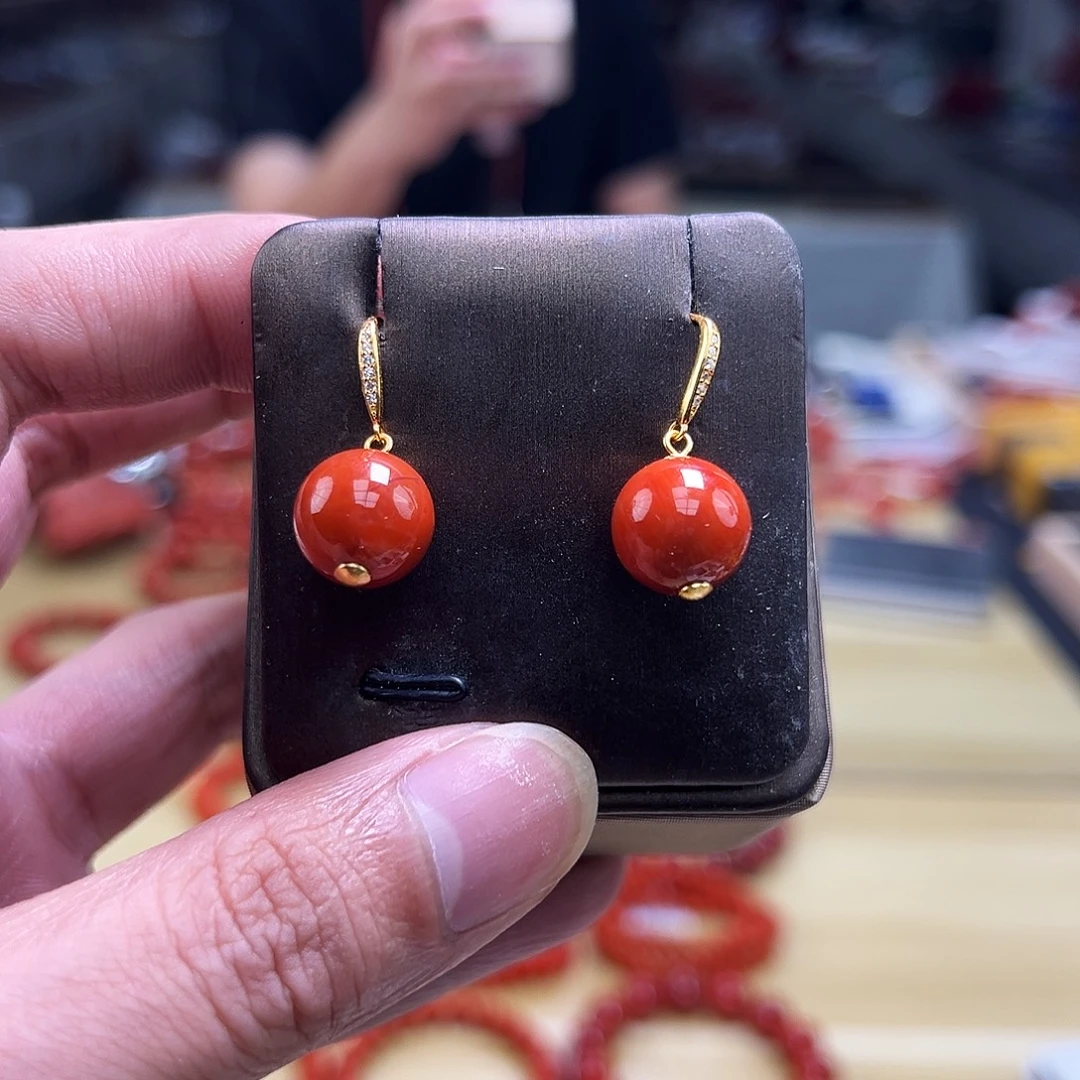 南红玛瑙买合金12mmmm