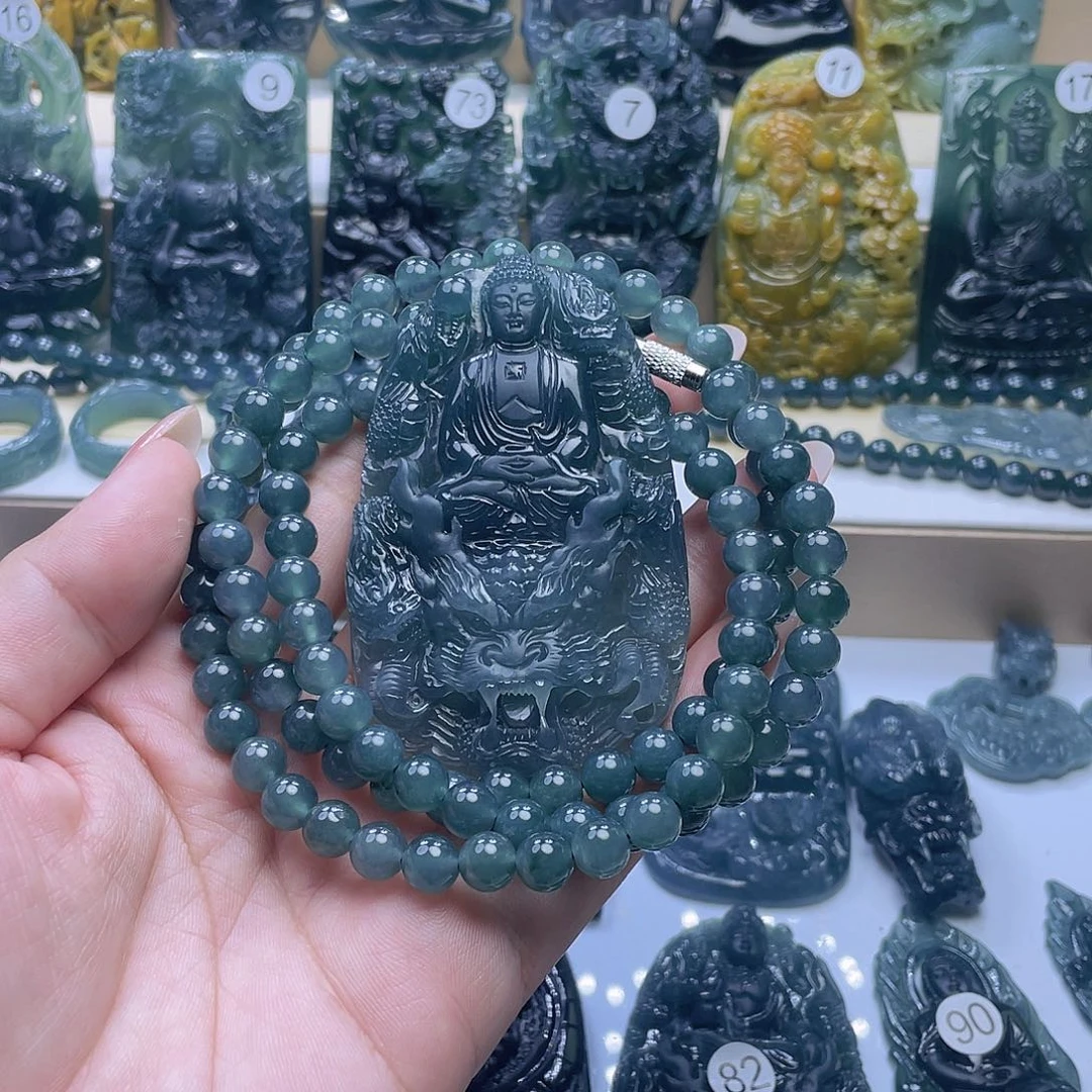 *****翡翠未镶嵌颈饰翡翠未镶嵌