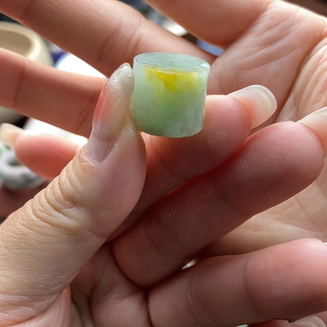 定制翡翠戒心未镶嵌