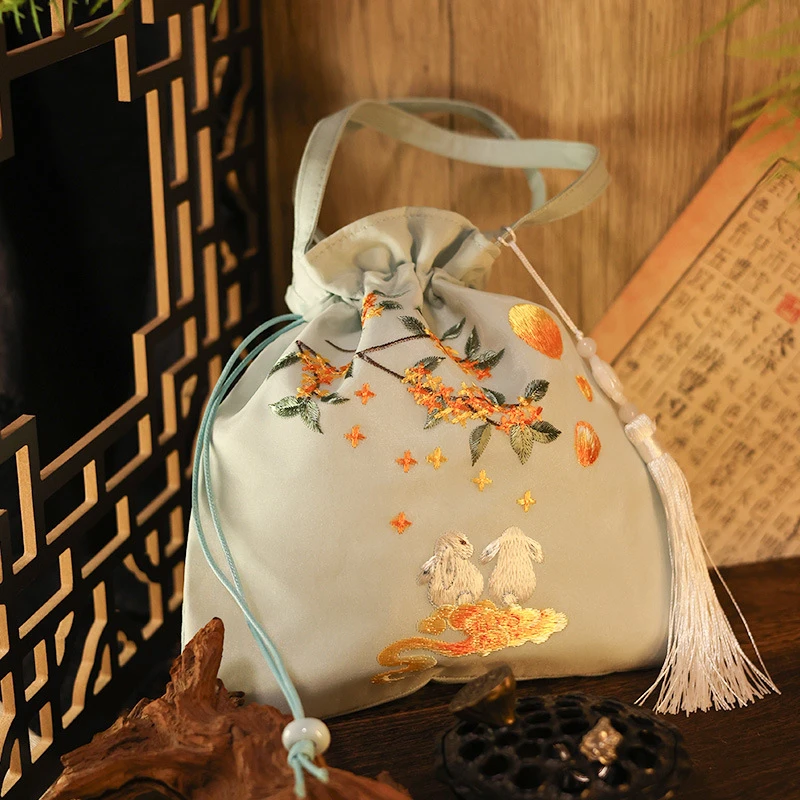 四季通用苏绣包包气质百搭手提包国风旗袍包斜挎包包汉元素古风包