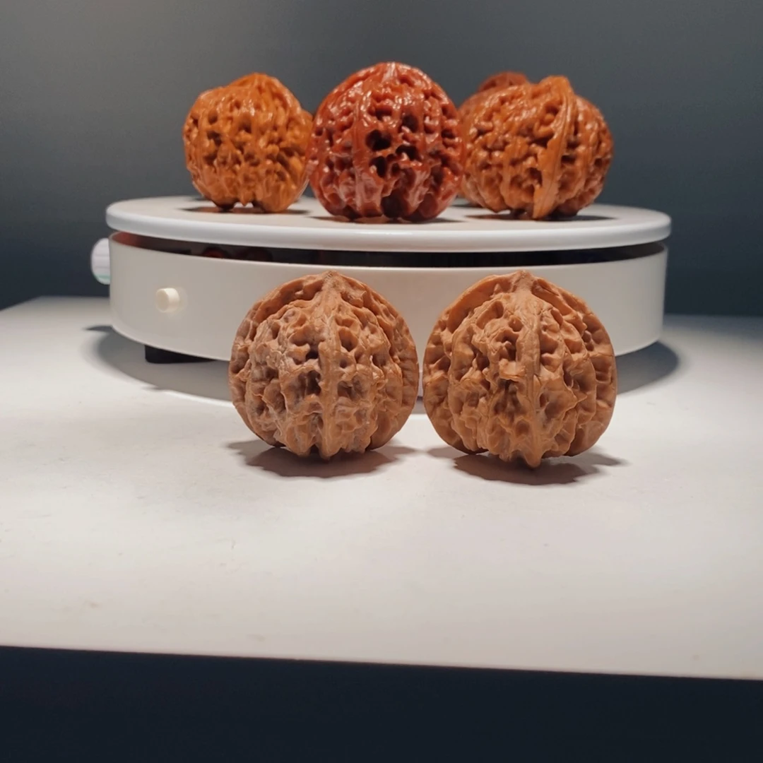 文玩核桃把件  563号-逸捻橙皮苹果园-39尺寸