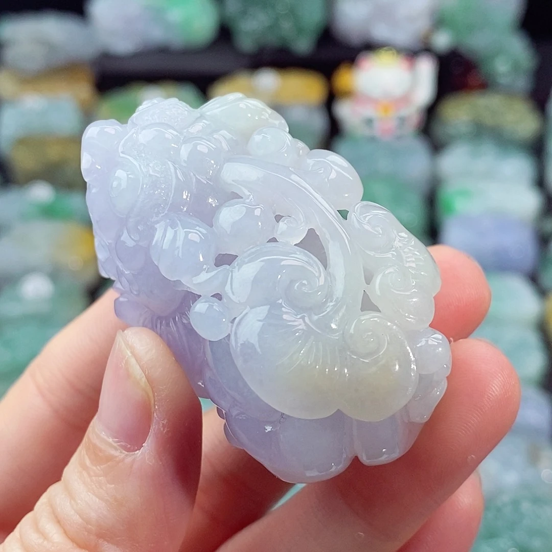 颈饰未镶嵌翡翠天然