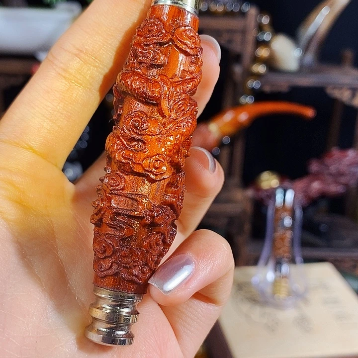 高端定制金丝楠烟嘴
