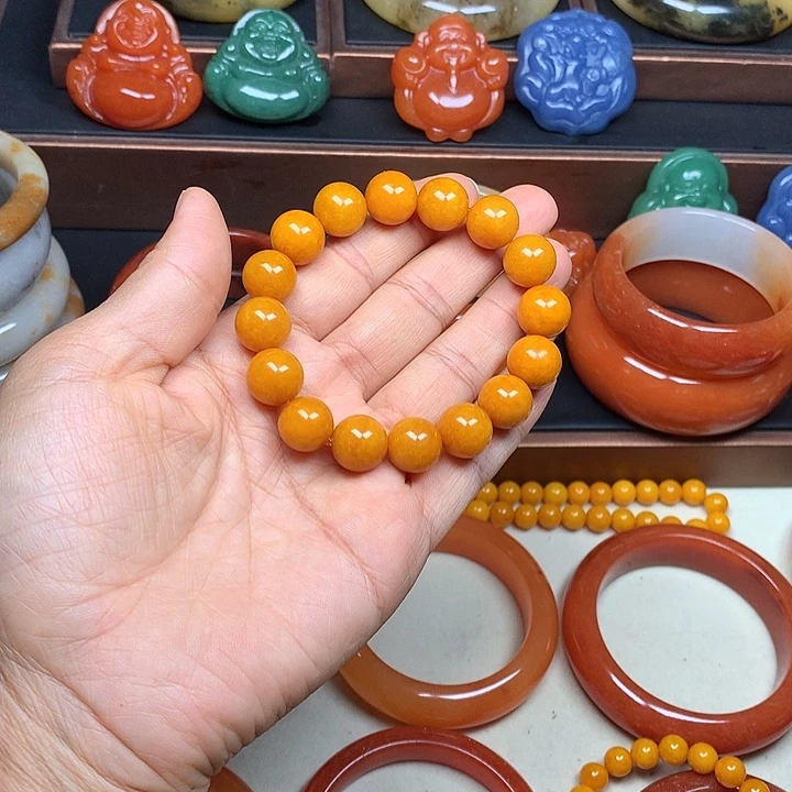 石英质玉未镶嵌手链