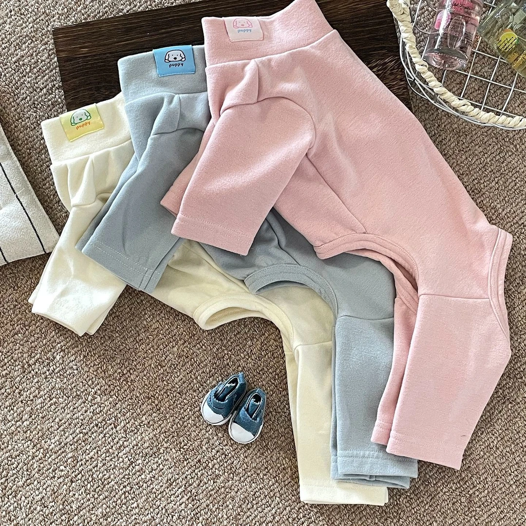 狗狗衣服秋冬季新款保暖连体四脚衣家居服小型犬宠物秋冬打底CCB