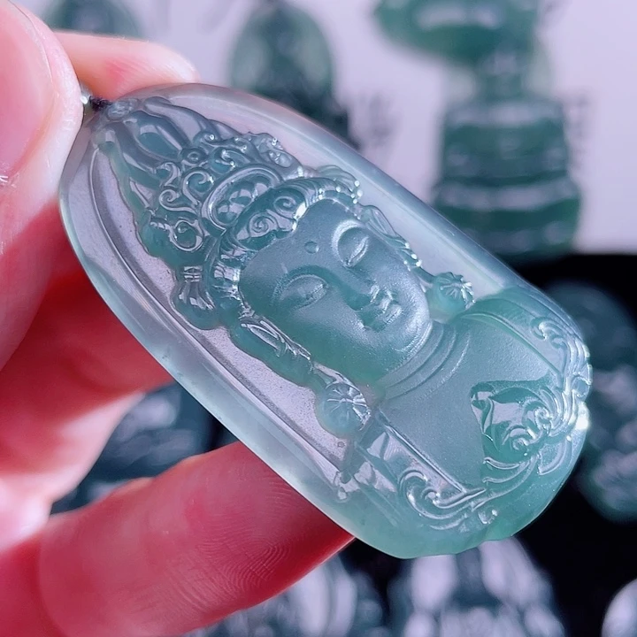 翡翠未镶嵌颈饰9999999999