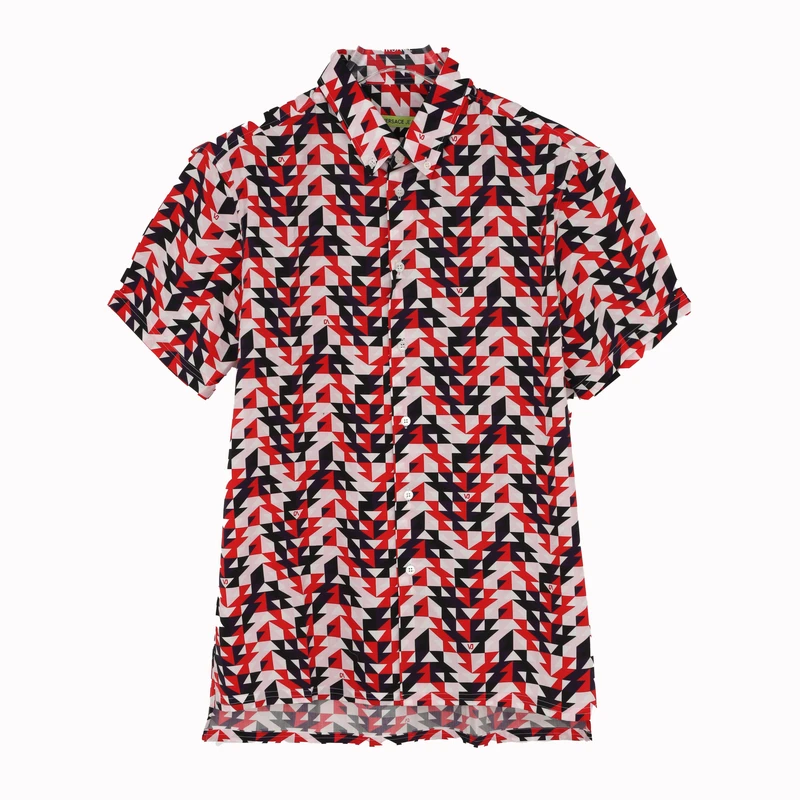 VERSACE/范思哲 VJ男式短袖衬衫B1GRA601 S0116 50