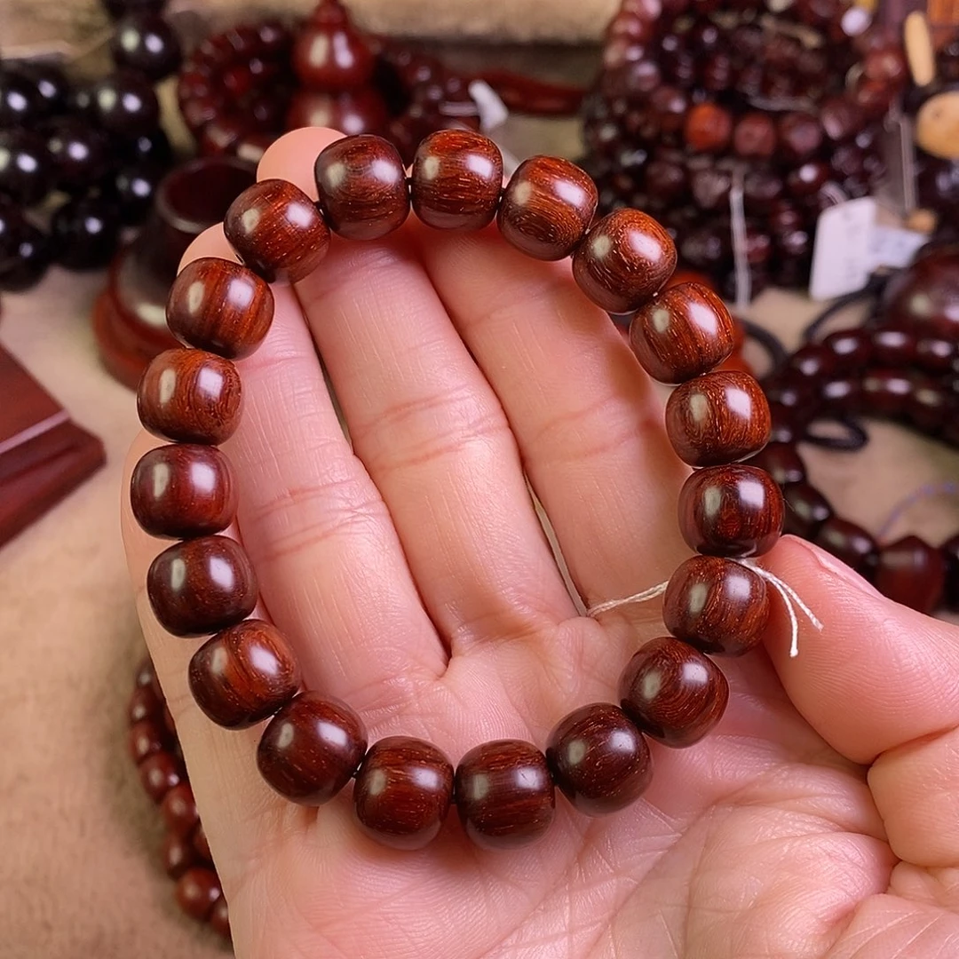 小叶紫檀手串/手链无胶无蜡11精工老型