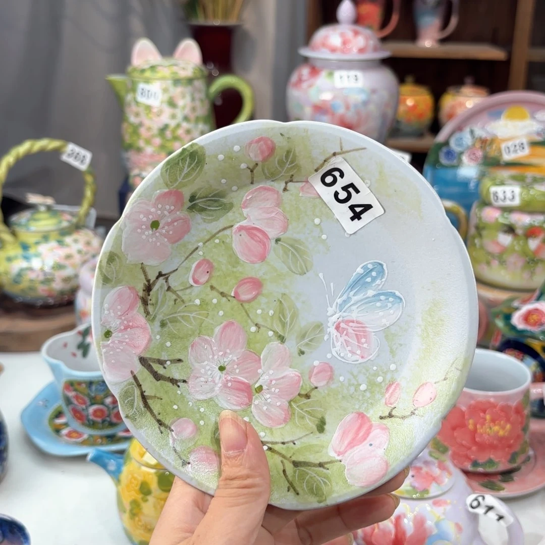 景德镇手绘高温釉下彩陶瓷茶具