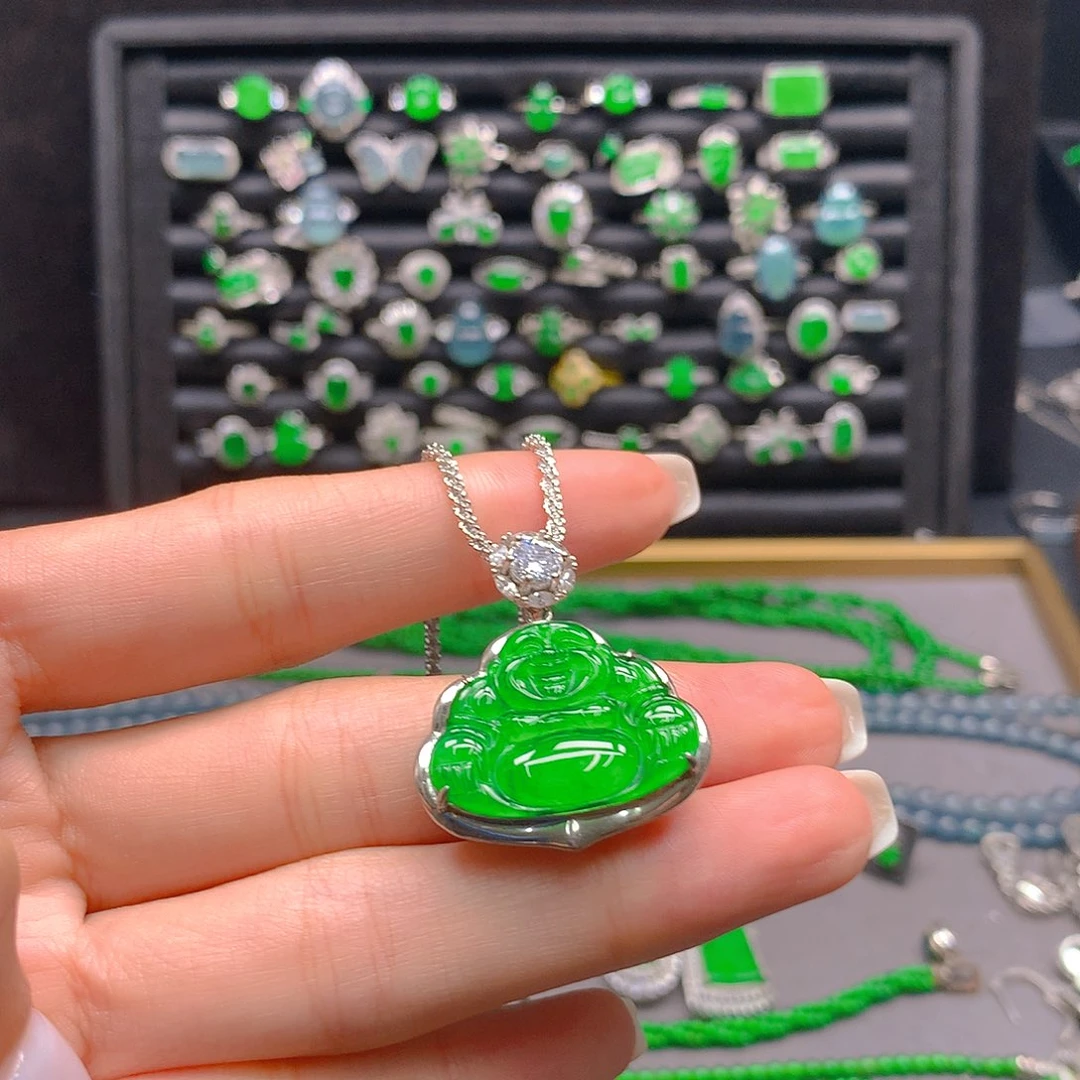 未镶嵌翡翠耳饰天然翡翠