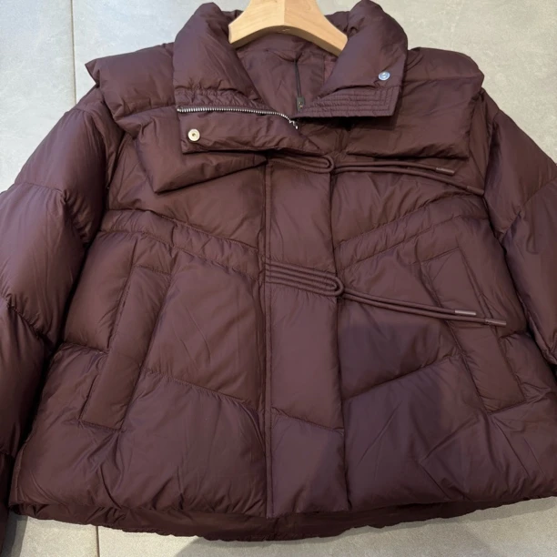 流行短款服女冬季新款加绒加厚保暖面包服外套