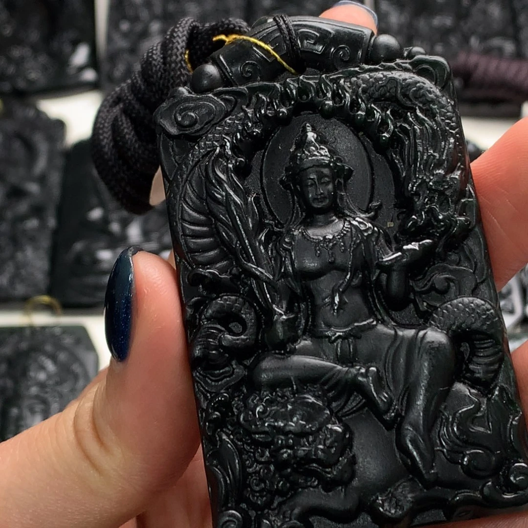 天然a货钢琴黑挂件