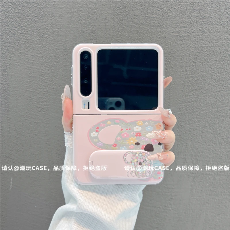 透明折叠壳适用华为荣耀/OPPO/VIVO/小米/三星/华为PURAX手机壳潮