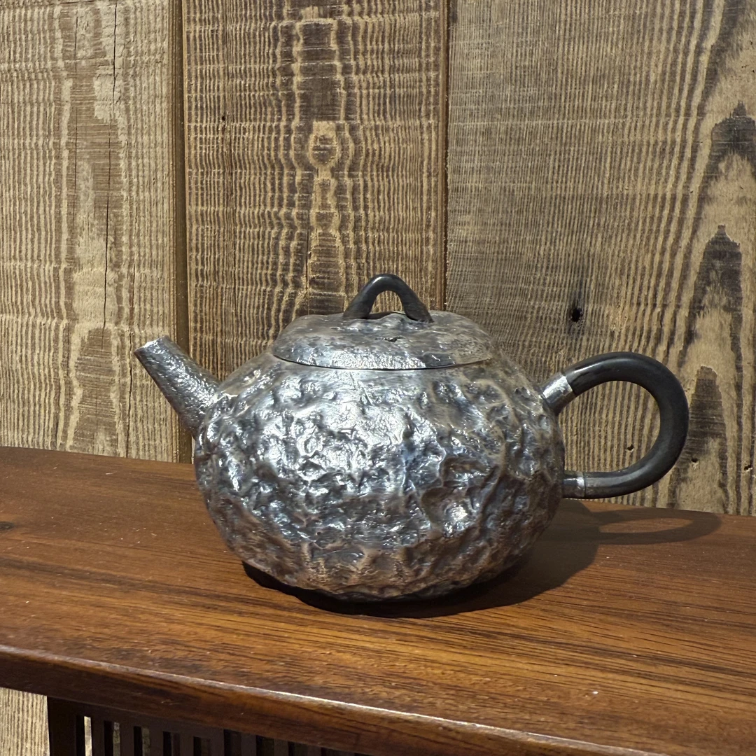 丑石纯银石瓢泡茶壶 140g（160ML）