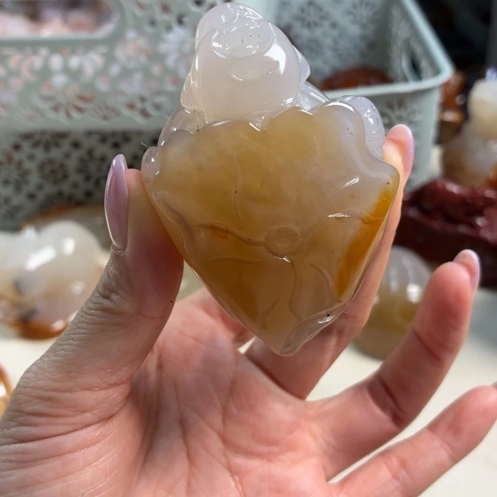 玛瑙/玉髓未镶嵌吊坠(不含链)