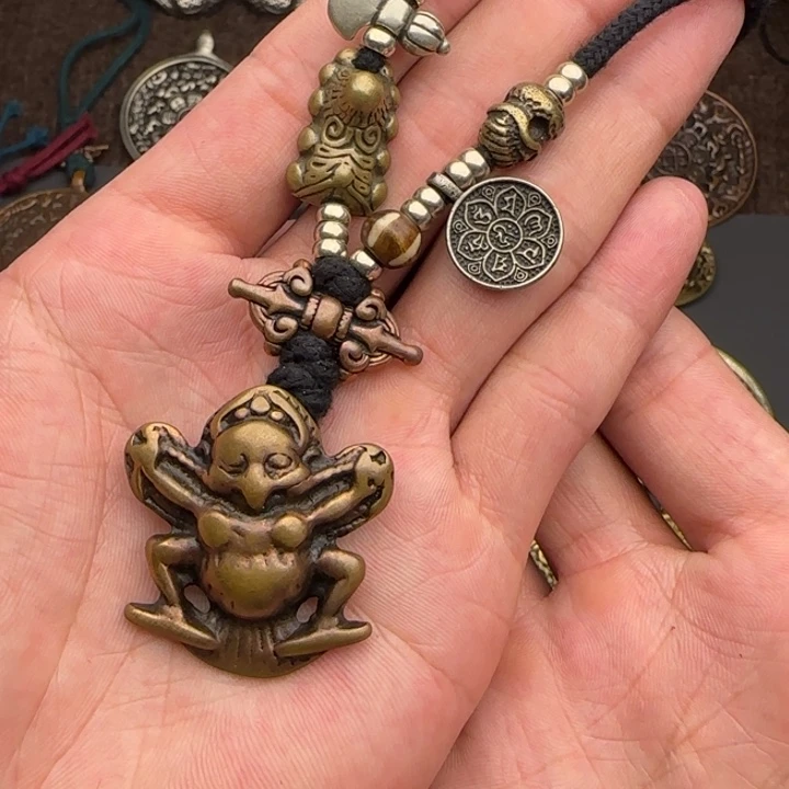 老铜大鹏鸟锁骨链