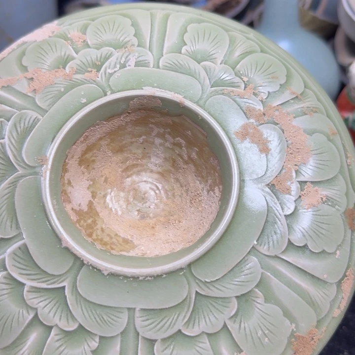 品***生耀州窑粉青釉熏香炉