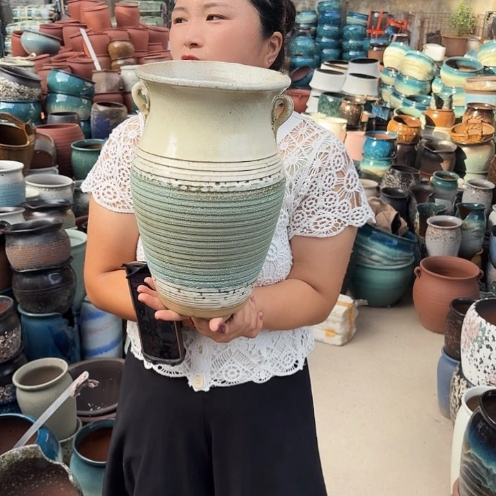 口20高32瑕疵一个盆子。