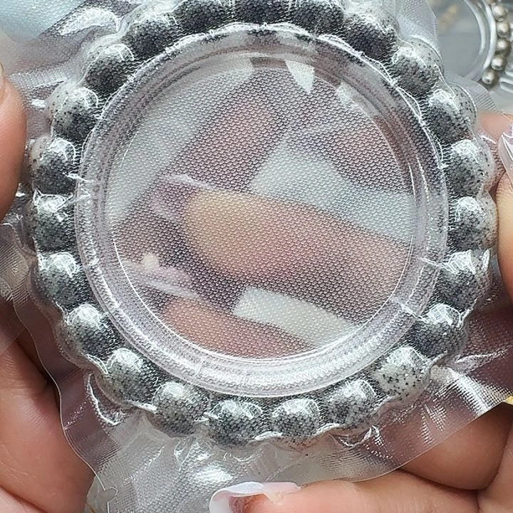 星月菩提手串622尽头卡姿兰黑灰星月菩提10桶