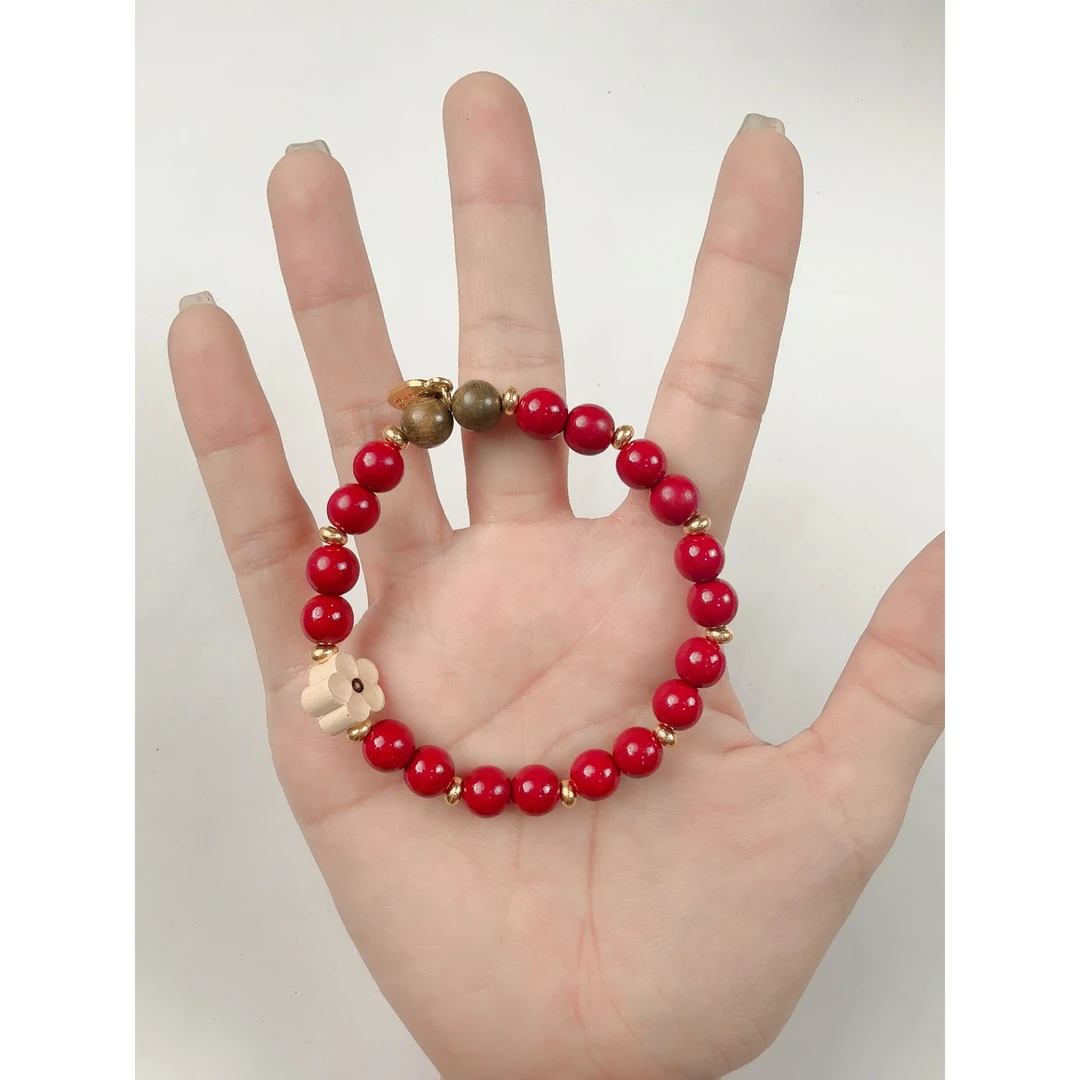 天然辰砂XD283精美手串[无礼盒]
