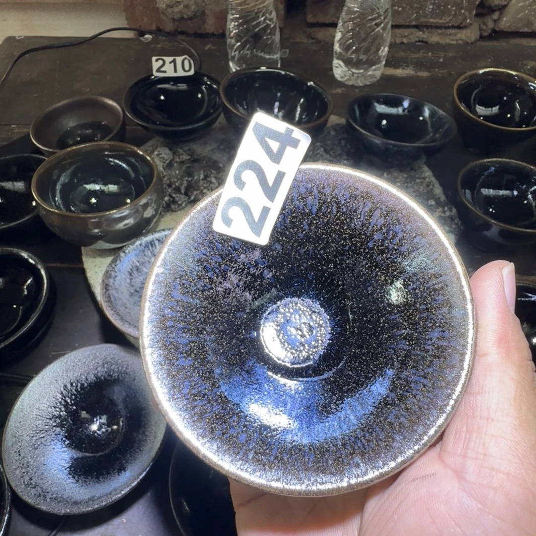 向***走茶盏福建建盏斗笠224