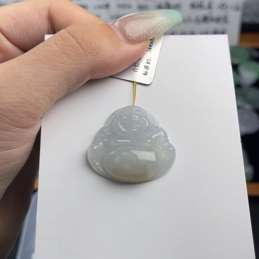 颈饰未镶嵌翡翠佛公