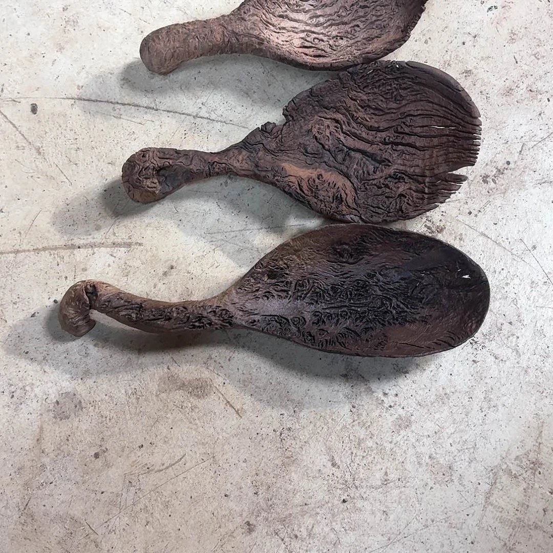 只***火木铁栎木手工制作小木瓢