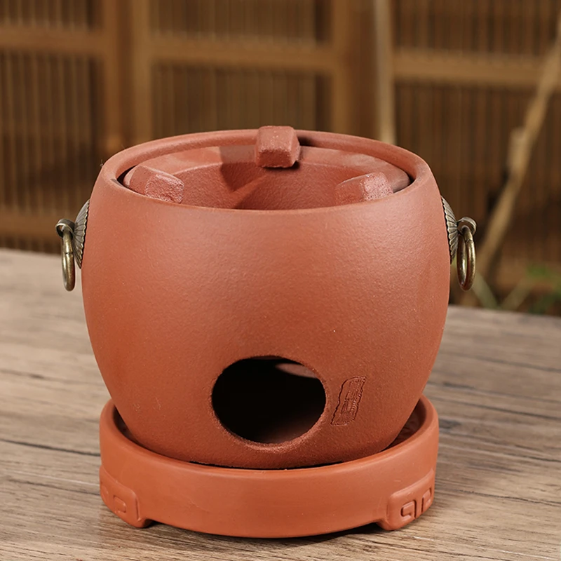 陶潮烧水炭炉垫红泥小火炉木炭茶炉隔热垫茶壶垫壶托碳炉风炉底座