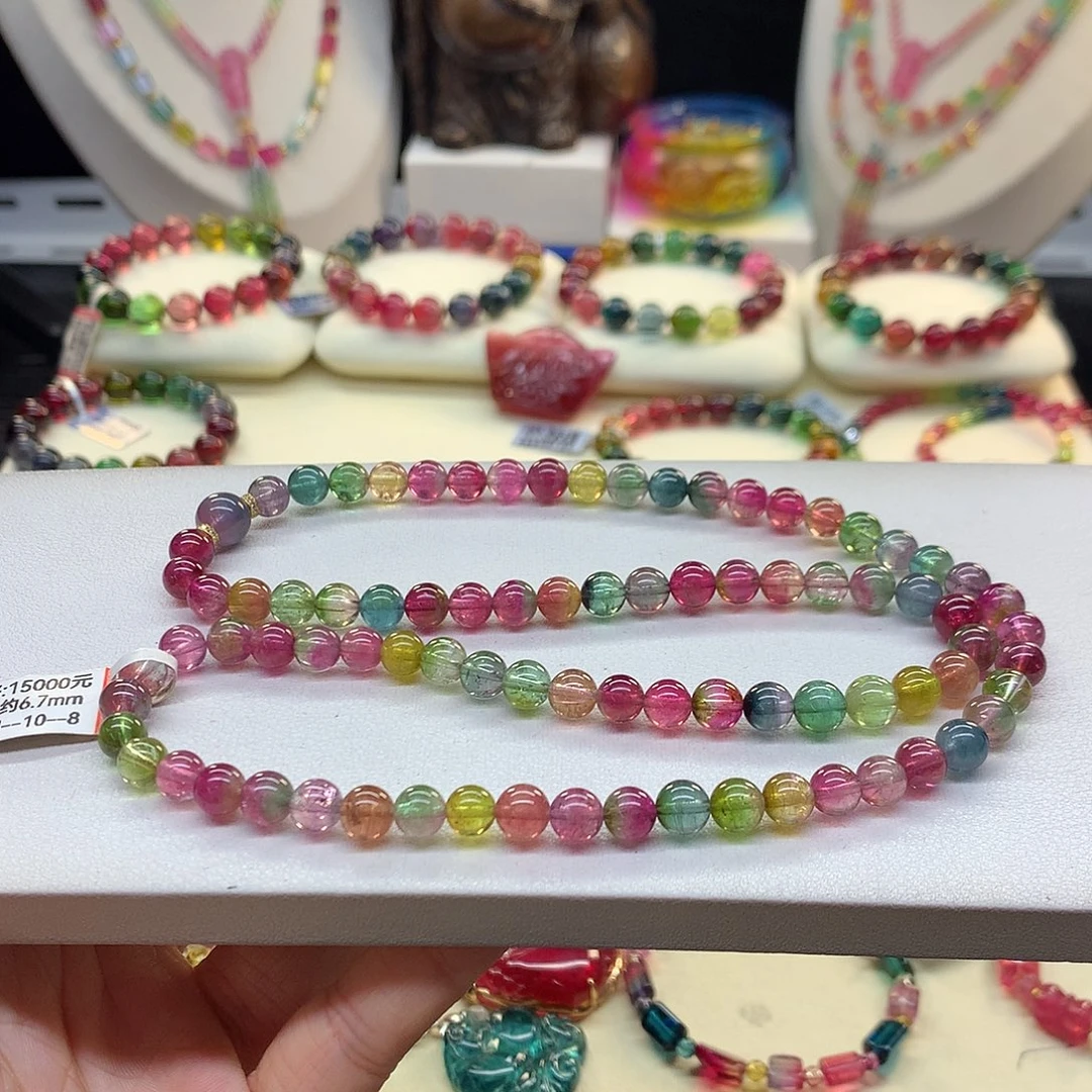 手链未镶嵌碧玺6.7/西瓜。