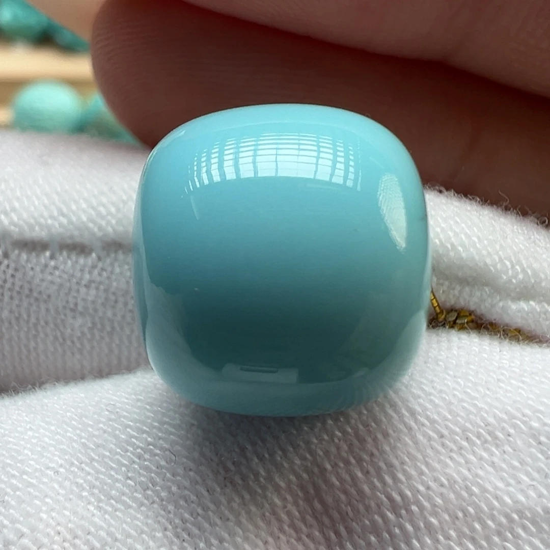 绿松石未镶嵌配饰13.5*12.2mm