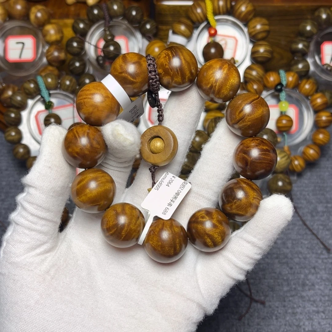 手串/手链楠木（金丝楠）红油底2.0龙胆278