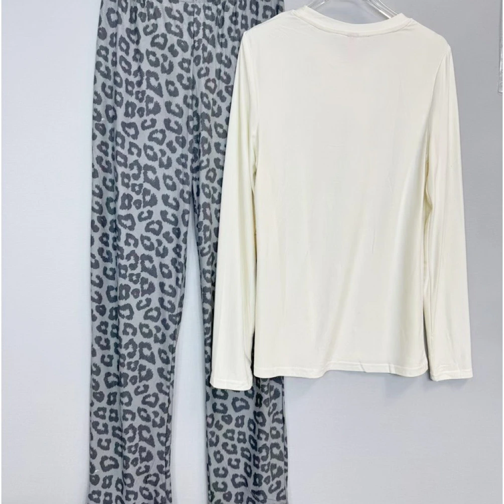 家居服牛奶丝女套装1333