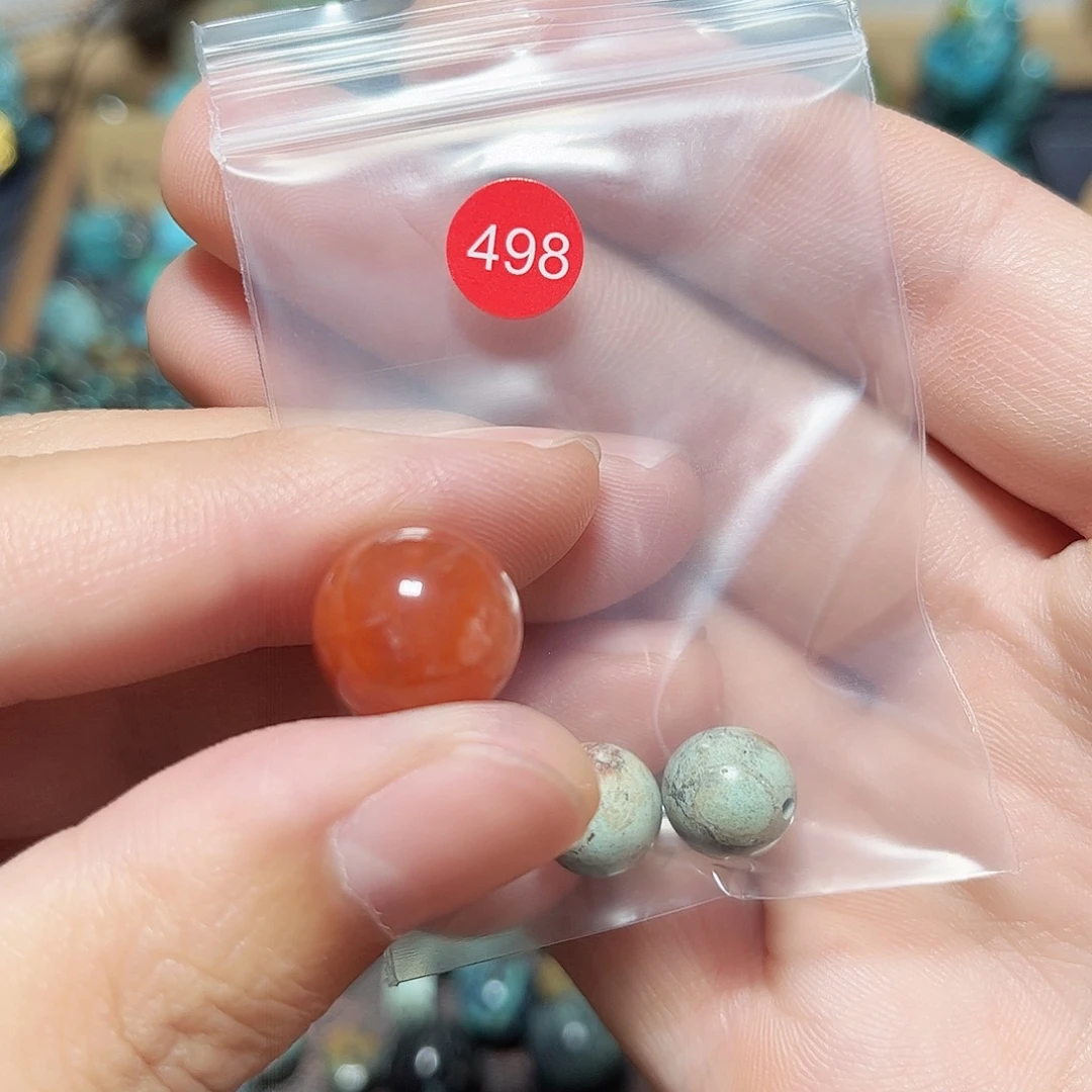 ****绝玛瑙/玉髓未镶嵌圆珠桶珠老型手串！！