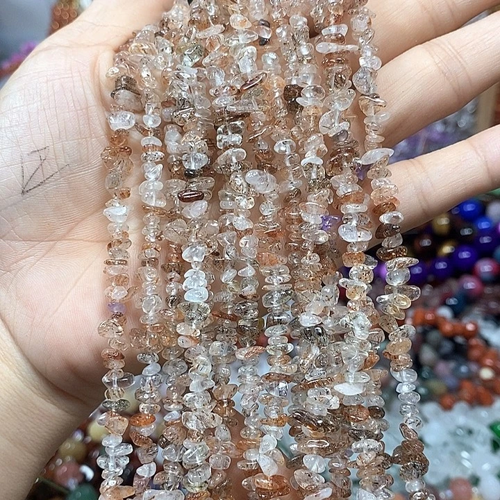 未镶嵌玛瑙/玉髓珠宝半成品天然黑金超七绕手4圈