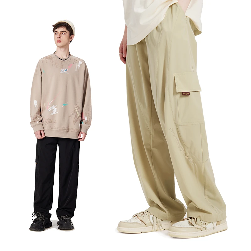 【MEGM】冲锋裤户外工装宽松休闲款防风男女春秋百搭2025新款