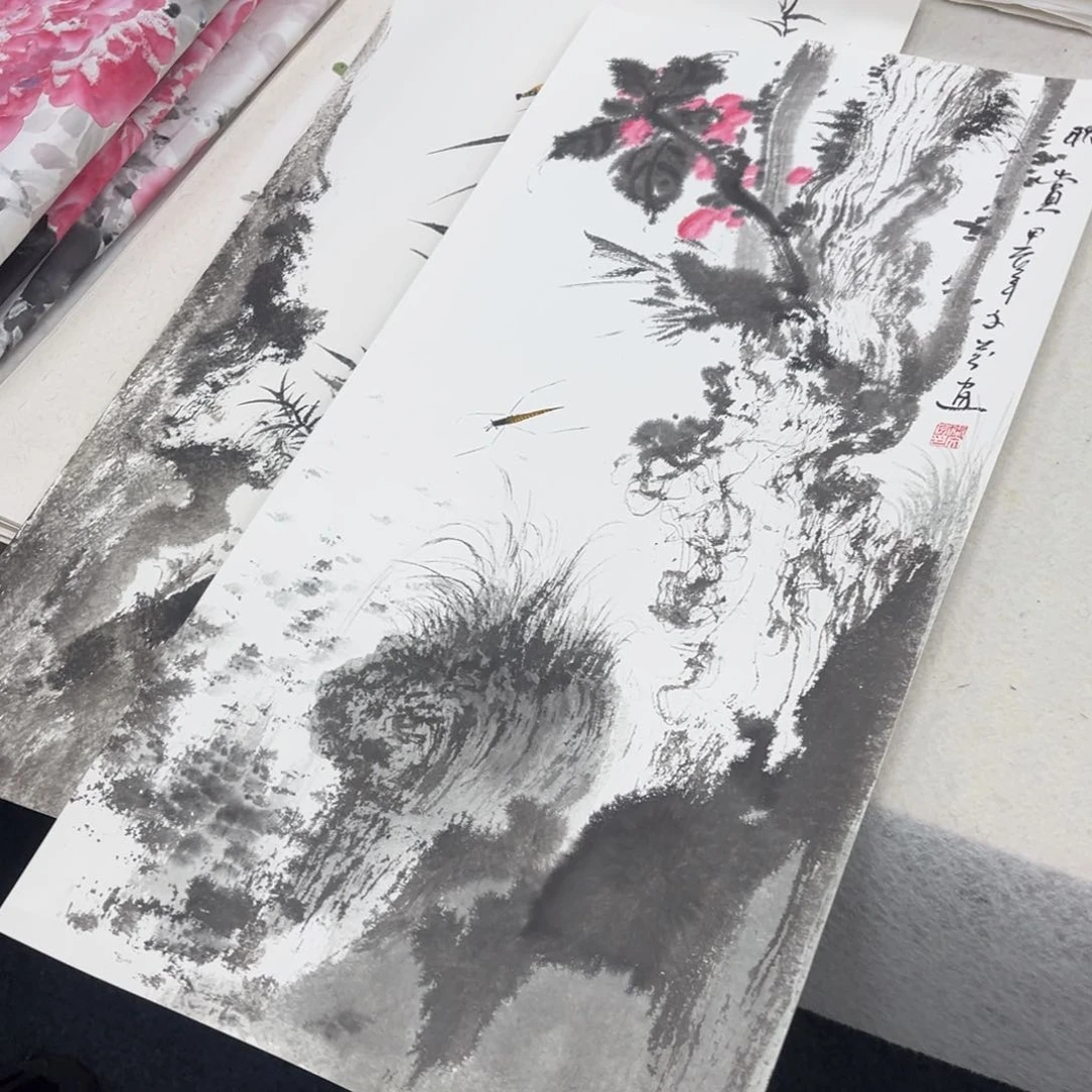 国画手绘画作品和绘画