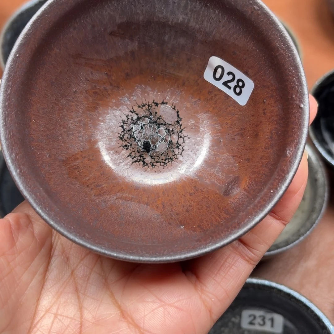 四***族茶盏龙窑柴烧自然还原028