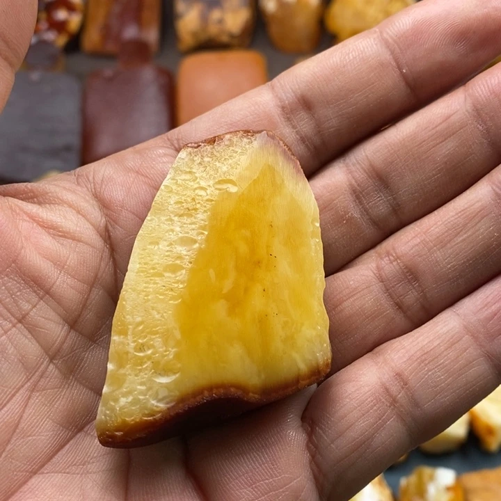 定制琥珀未镶嵌悦**士天然蜜蜡原石定制