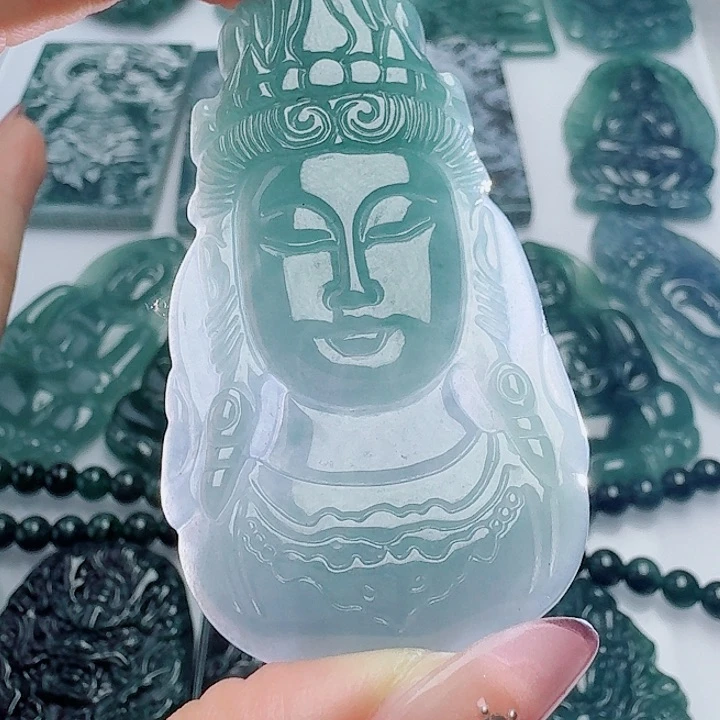 翡翠未镶嵌颈饰888888999