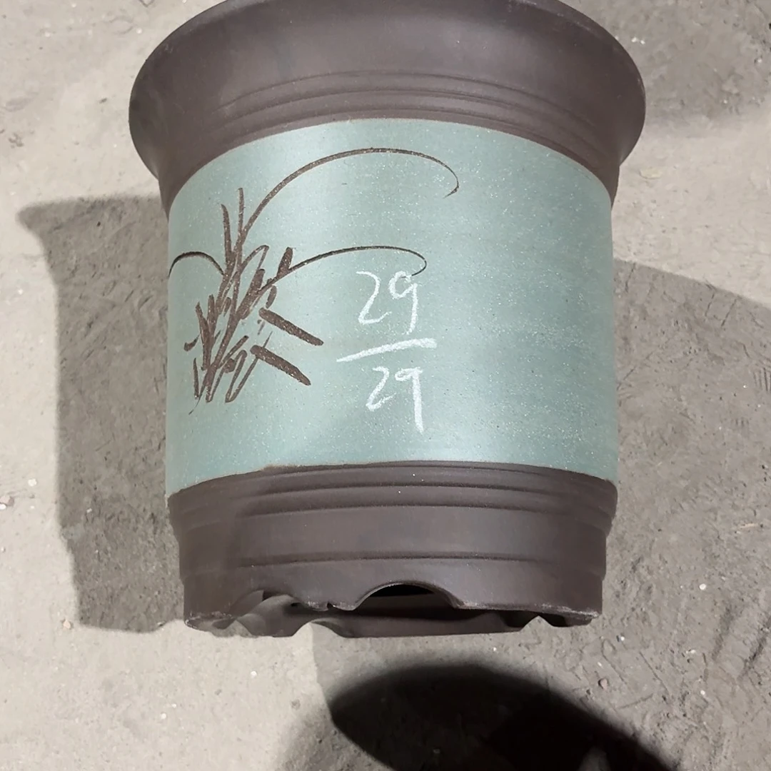 紫砂宜兴紫砂花盆，现货发