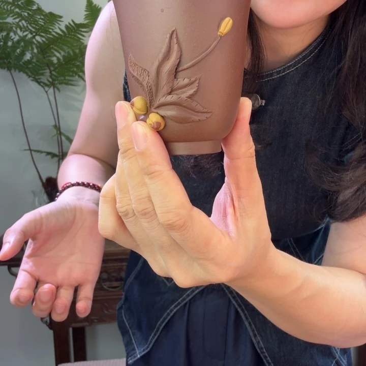 茶杯紫砂嗯哼我爱你