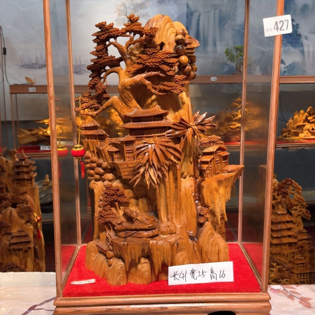 粉****柏木（崖柏）木雕款