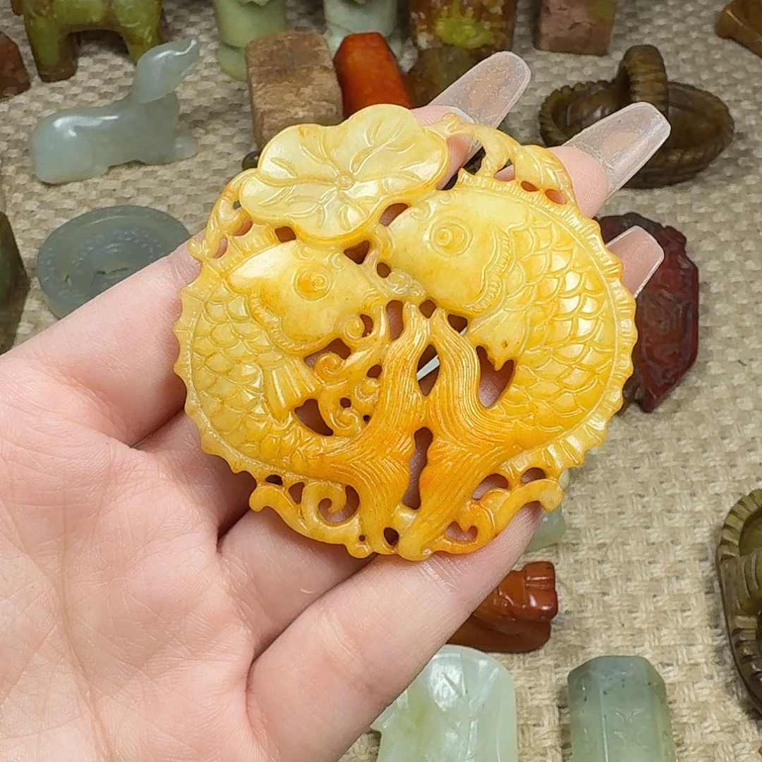 白玉菩提吊坠挂件