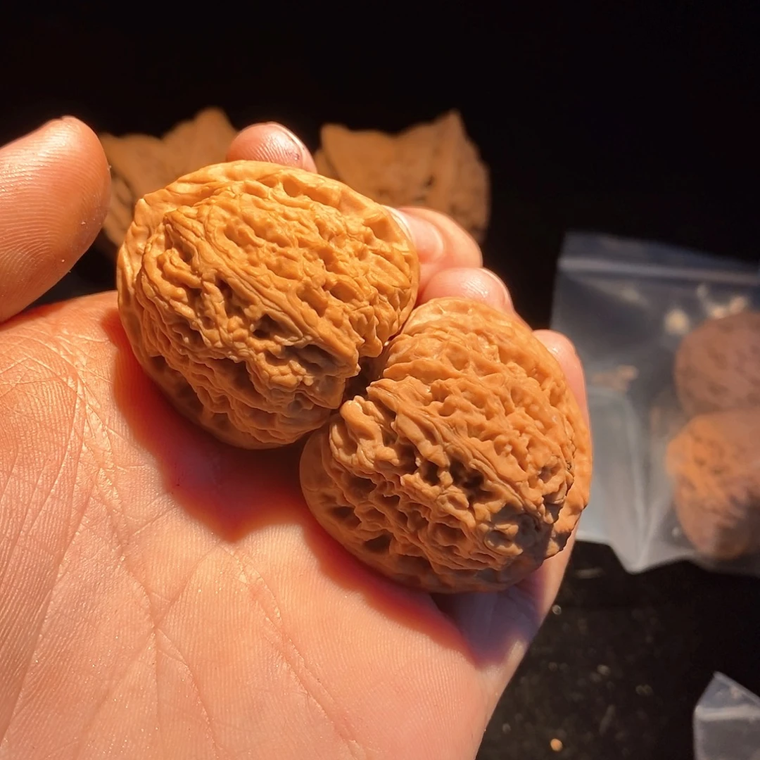 简***生核桃手串/手链涿鹿南疆石38尺寸全品