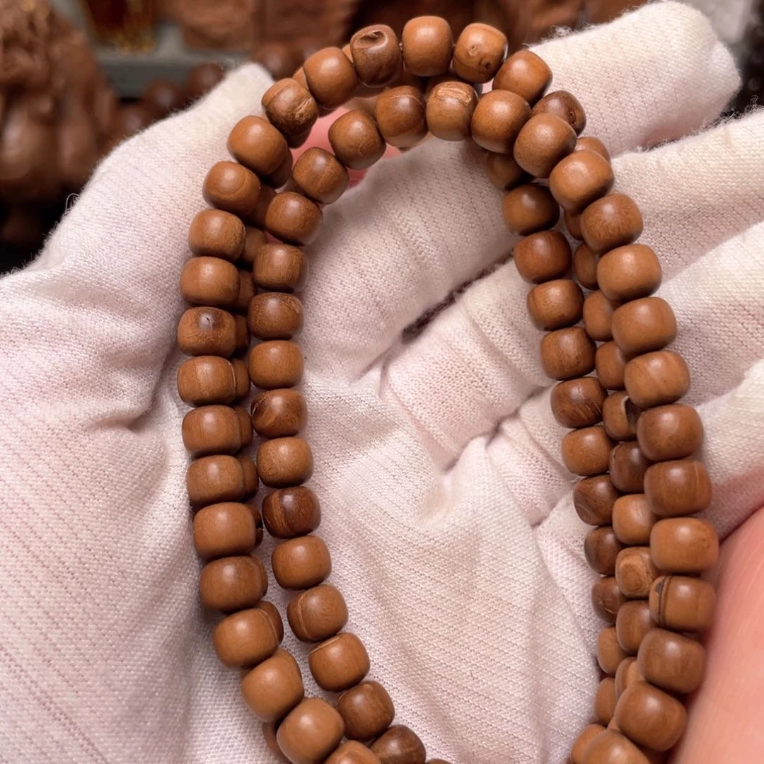 檀香木手串/手链迈索尔老山檀6/7-108瑕福利
