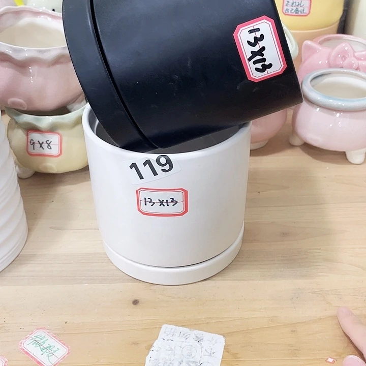 陶瓷花盆全场12包邮