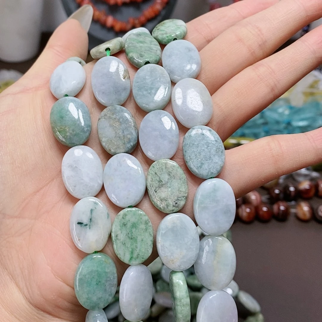 散珠玛瑙/玉髓天然玉料一条